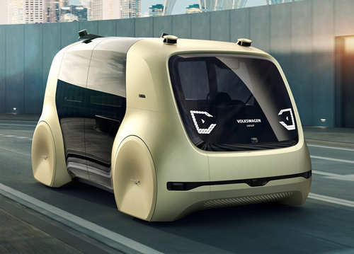 Volkswagen showt de autonome schoolbus