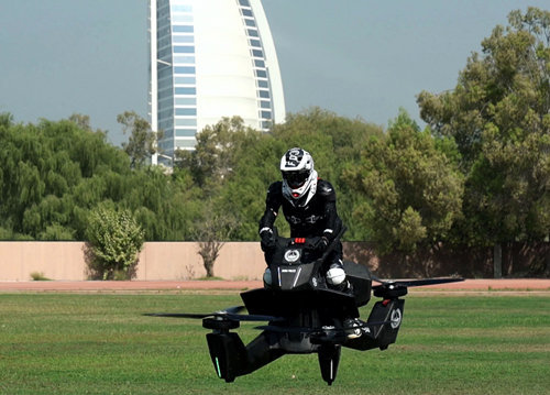 Innovatie van de maand: de vliegende politiemotor